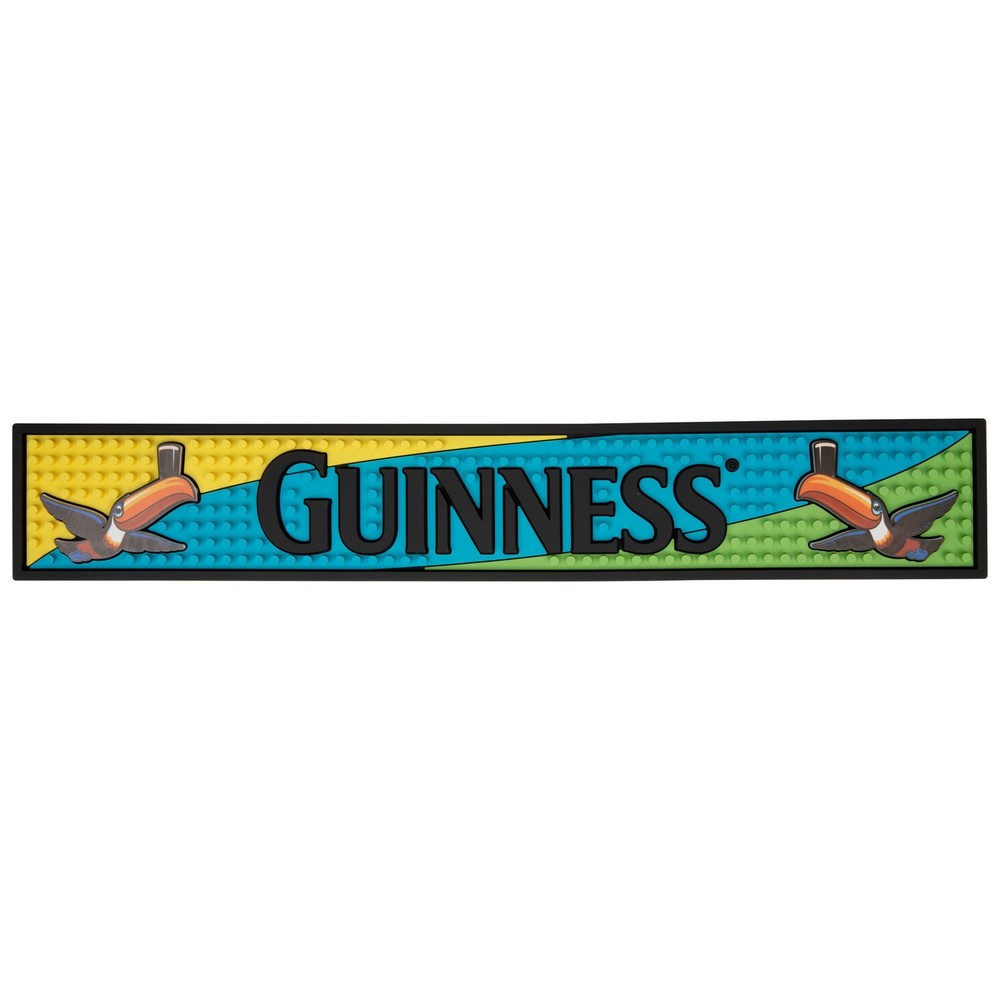 Guinness Toucan PVC Bar Mat Multi-Color