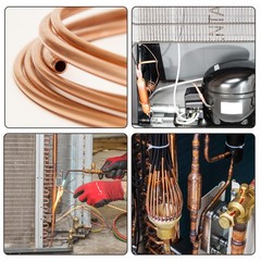 Refrigeration Tubing 2mm OD 1mm ID 6.5Ft Length Copper Tubing Coil