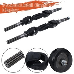 Left Right Rear Axle Set for Kubota RTV900 RTV1100 RTV1140 4×4 K7711-12334
