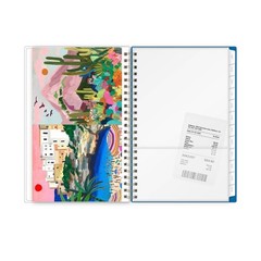 Weekly/Monthly Planner 15 Month Wirebound 5"x8" Clear Multi Cover