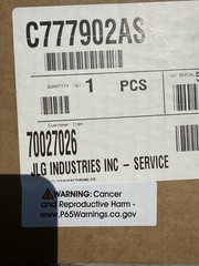 jlg 70027026 Back Seat Cushion Kit With Logo Telehandler New In Box
