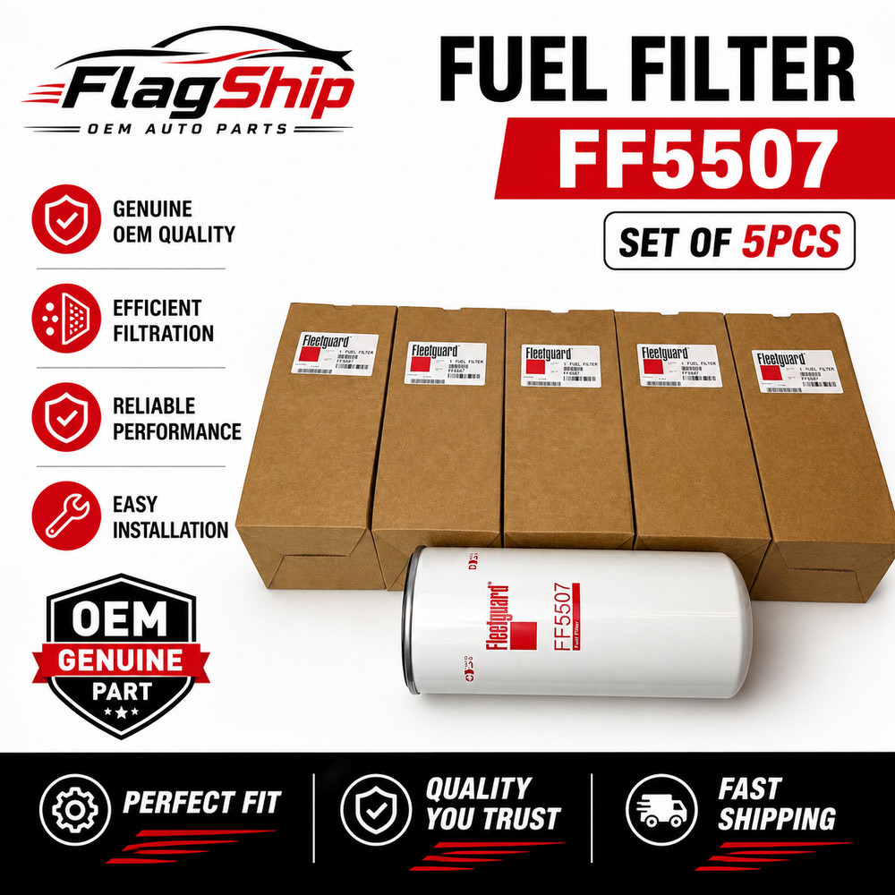 FLEETGUARD FUEL FILTER FF5507 – Cummins , BF7814 (PACK OF 5)