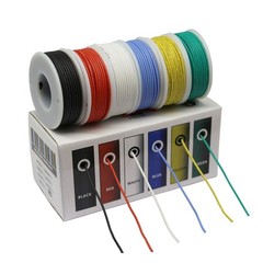 CBAZY Hook up Wire Kit (Stranded Wire Kit) 18 Gauge Flexible Silicone Rubber …