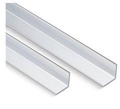 Blulu 2 Pcs Aluminum Angle Stock 48″ Long x 3/5″ Wide x 1/16″ Thick Iron Trim