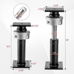 9.5-15″ House Floor Jacks Screw Jacks Post Home Leveling Foundation Floor Jack
