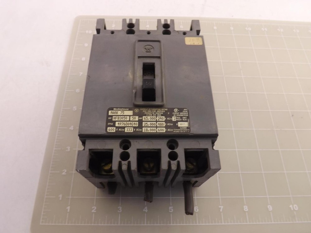 WESTINGHOUSE MARK 75 HFB3050 CIRCUIT BREAK T44541