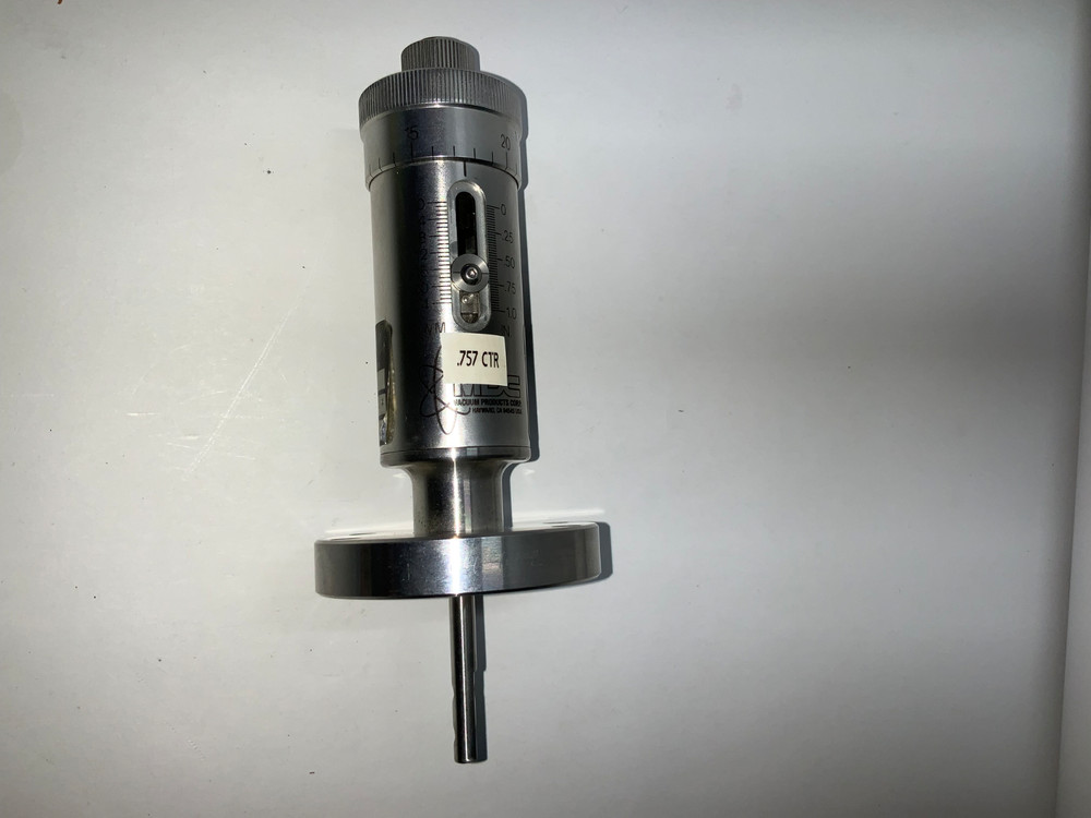 MDC 660037 HTBLM-275-1 High Temp Linear Feedthrough 1″ Travel 2.75″ CF UHV