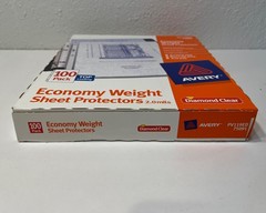 Avery Diamond Clear Economy Weight Sheet Protectors PV119ED 2.0 Mil 70 Count