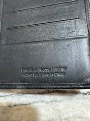Franklin Covey Planner Nappa Leather Snap 6 Ring Binder Black Pockets Padded