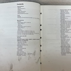 VOLVO A35D A40D AXLE SERVICE REPAIR OVERHAUL MANUAL BOOK