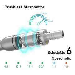 US Dental Electric Handpiece COXO CX235 C7-5 Contra Angle 1:5 Speed Fiber Optic