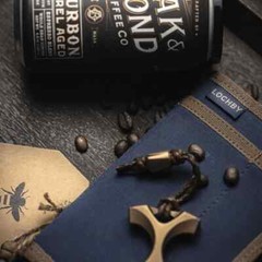 LOCHBY Pocket Journal Navy/Cream Notebook Cover | Water Resistant Waxed Canvas