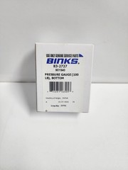 BINKS 83-2727 0-100 PSI GUAGE 1/4 BOTTOM MOUNT