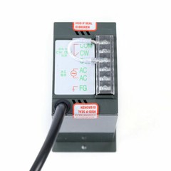 15W AC Gear Motor Adjustable Speed Motor w/ 10K Variable Speed Controller 125RPM
