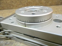 SMC MSQB30A Pneumatic Rotary Actuator 190 Degrees With Stroke Adjustments