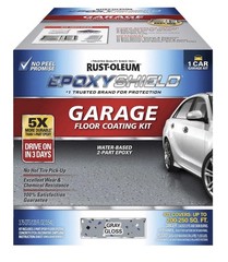 Rust Oleum Epoxyshield Garage Floor Coating 2 Part Epoxy Durable High Gloss