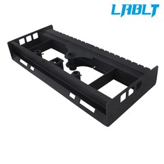 Heavy-Duty Skid Steer Pallet Fork Frame W/Receiver Hitch & Spear Sleeves 2500LBS