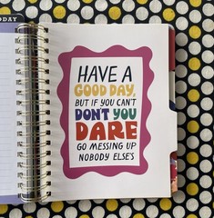 Tabitha Brown My Life MyBusiness Planner 12 Months Blank Inspirational Organizer