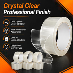 ACCL Heavy Duty Packaging Tape – 2 mil 2″ x 100 Yards, 24 Rolls w/ FREE Shipping