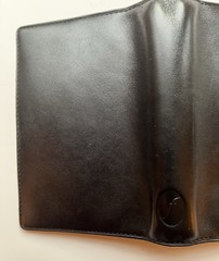 Filofax Boston Pocket Slim Organizer Black Deluxe Nappa Leather EUC