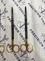 AESCULAP SCISSORS BC271B METZENBAUM 180mm 7” NOIR DUROTIP CURVED 4 PIECES