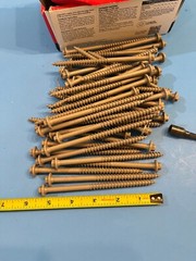 48-pc FastenMaster LedgerLOK Hex Structural Wood Screw, 5” gray