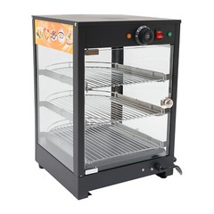 3-tier Commercial Food Warmer Display Case Warming Cabinet For Pizza Tart Burger