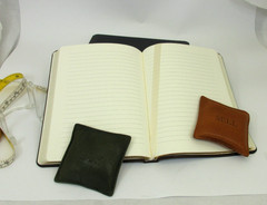 Graphic Image 9″ Journal Notebook Leather Soft Cover 224 LINED Pages Black