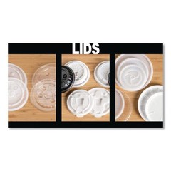 WinCup 221935 Slotted Plastic Lids – Translucent (1000/Carton) New