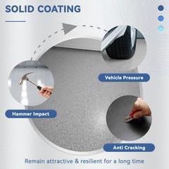 Garage Floor Epoxy Kit with Primer, Garage Floor Paint with Tools, Epoxy Coating