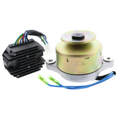 Alternator & Regulator For Kubota ZD18 ZD21 ZD221 ZD321 ZD25F ZD326 ZD28