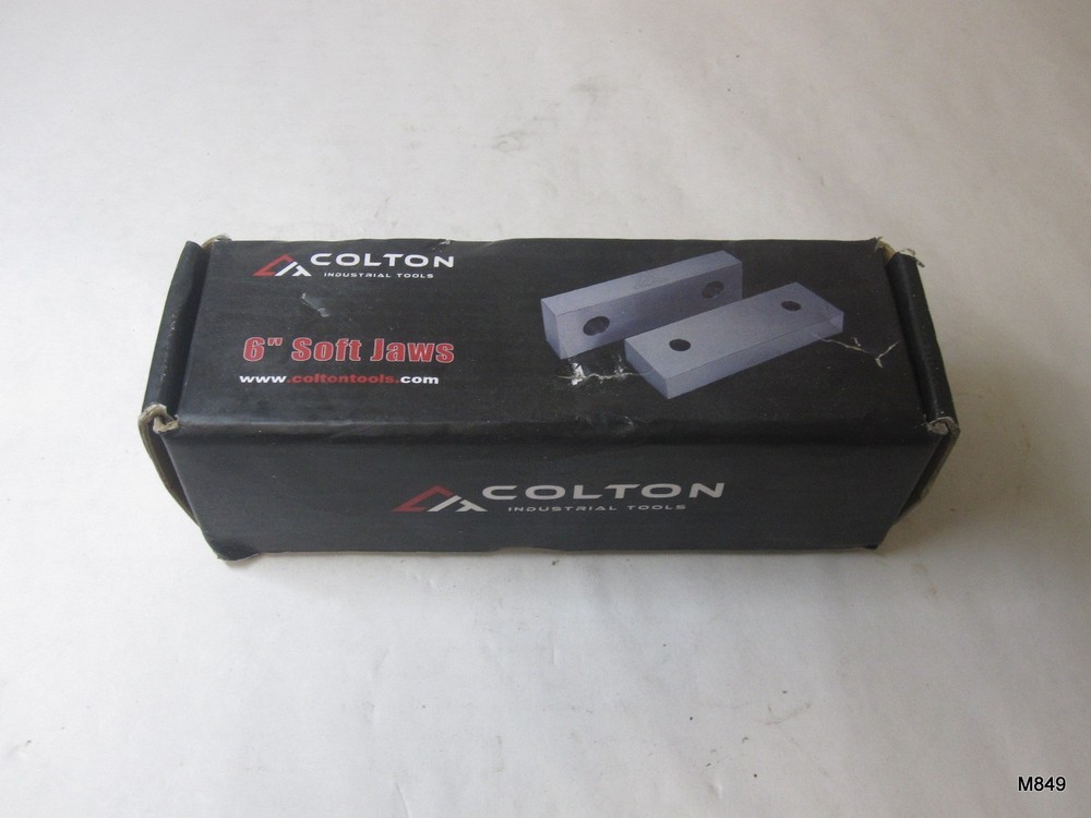 1 Set Colton Flat Gibraltar Steel Vise Jaws for 6″ Vises, 6-1/8″ L x 2″ H x 1″ W