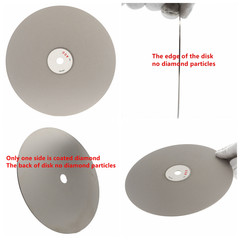 8″ Diamond Grinding Wheel Grinder Blades Flat Lap Polishing for Metal Jewel Rock