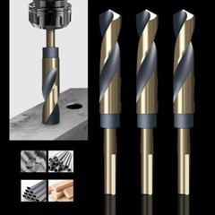 8 pc Jumbo Silver and deming Industrial Cobalt drill bit set 1/2″ Reduced Shank