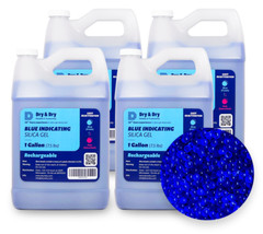 4 Gallon(30 LBS) “Dry & Dry” Premium Blue Indicating Silica Gel Desiccant Beads