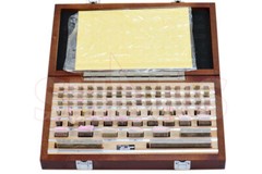 SHARS RECTANGULAR GAGE BLOCK SET 81 PC .05-4″ AS-0 GRADE W/ NIST CERTIFICATE L}