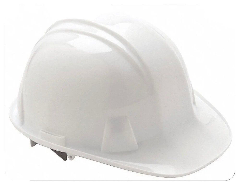 Condor hard hat, cap style, 4pt. Pin lock, white Type 1 Class C E G Lightweight