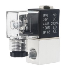 2 Way Normally Closed 2V025-08 DC24v Electric Solenoid Air Valve 1/4″ NPT Sets