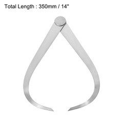 350mm 14-inch Inside Outside Caliper Stainless Steel Firm Friction Joint