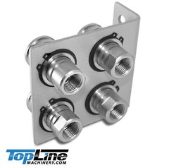TL39B-4 Hydraulic Quick Release Coupling 1/2” NPT Break Away Mounting Bracket