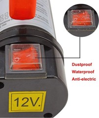 BLACKHORSE-RACING 12V DC Portable Electric Fuel Transfer Extractor Pump…