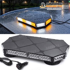 14 inch LED Roof Top Strobe Beacon Light Bar Hazard Warning Emergency Flashing