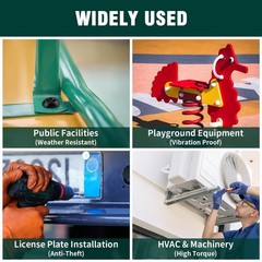 M8 Torx Security Screws Kit – 304 Stainless Steel, Tamper Resistant, 20 Pieces