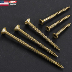 #10 * 3″ Deck Screws, (137Pcs) 2 Lbs.Exterior Wood Screws, Rust Resistant Epoxy