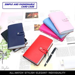 RFID Credit Card Holder 96 Slots Organizer Wallet Black