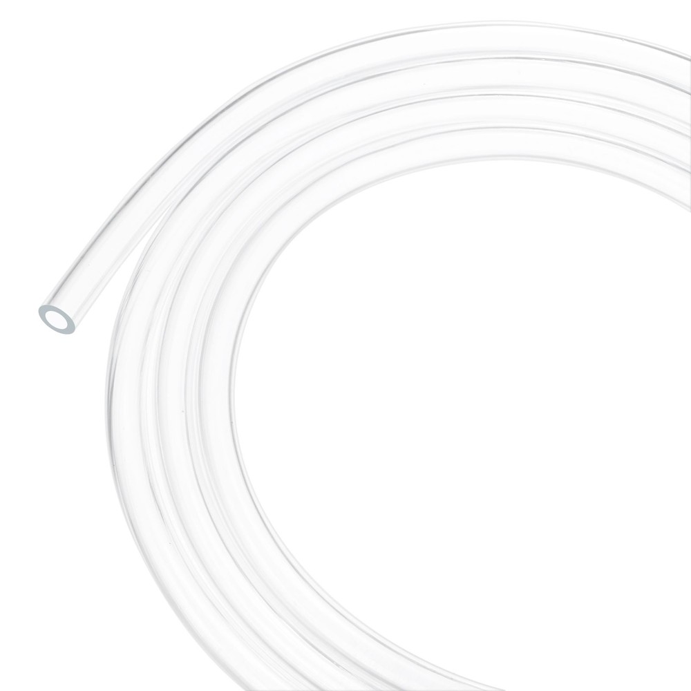 Clear Plastic Tubing, 0.24Inch(6mm) ID 0.39Inch(10mm) OD, 10ft(3.0m) Length