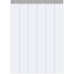 VEVOR Strip Curtain PVC Door Curtain 38″ x 84″ Cooler Freezer Clear Plastic