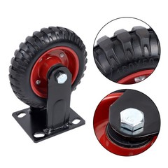 4 Pack 6 Inch Heavy Duty Caster Wheels Fixed Caster Wheels Swivel Caster Wheels