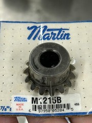 MARTIN 90 DEGREE MITER GEAR PAIR 1/2″ BORE 12 PITCH 15 TEETH NEW IN PACKAGES
