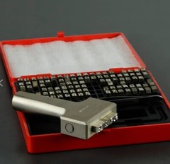 Young Bros Stamp Works 1/8″ Steel Set Marking Kit + Holder 112 pcs MADE IN USA